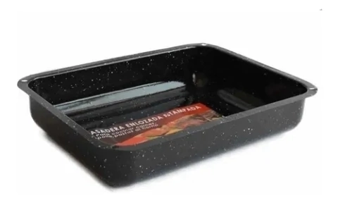 Asadera enlozada profunda 28x37 campagna