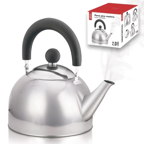 PAVA ACERO INOX PICO MATERO 2LTS