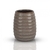 VASO PORTA CEPILLO CERAMICA BEIGE