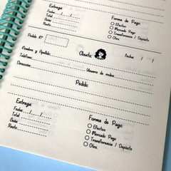 Cuaderno de Pedidos - tienda online