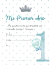 INVITACION X 10 MI PRIMER AÑO PINTITAS