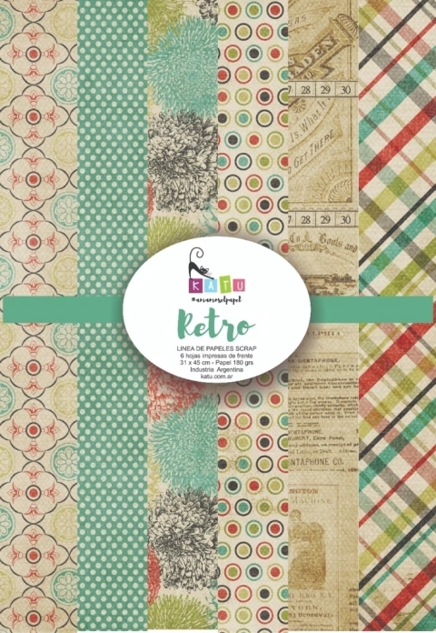 Linea Retro- Papeles Clásicos Katu