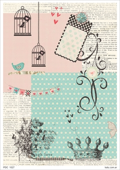 PAPEL DECOUPAGE KATU (PDC1027)