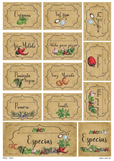 PAPEL DECOUPAGE KATU (PDC1041)