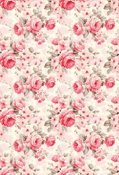PE144 - ROSAS FONDO BLANCO - comprar online