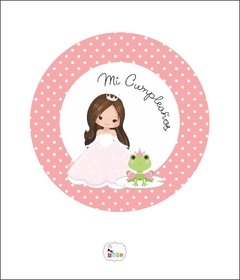 Invitación cumpleaños redonda - comprar online