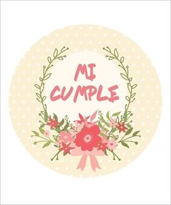 Imagen de Invitación cumpleaños redonda