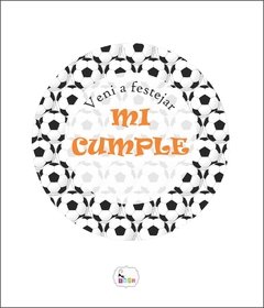 Invitación cumpleaños redonda - comprar online