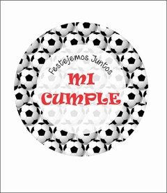 Invitación cumpleaños redonda en internet