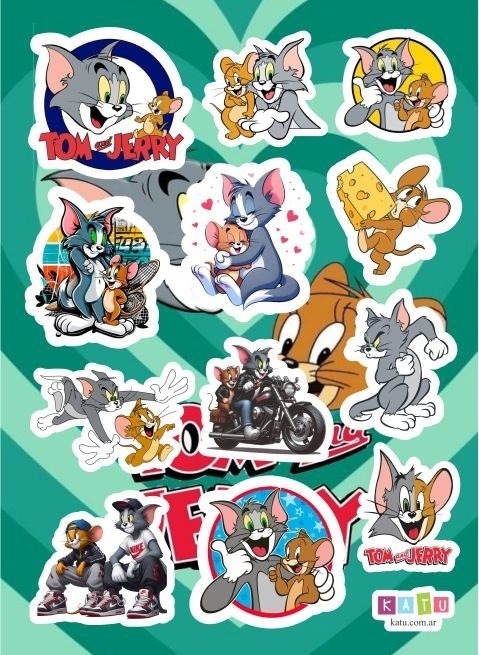 Stickers Linea Mix 009 - Tom & Jerry