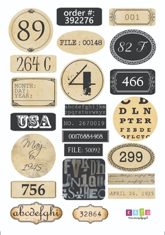 Stickers Linea KATU 021 - Numeros