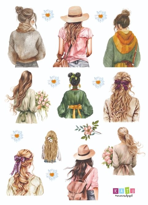 Stickers Linea KATU 052 - De espaldas - comprar online