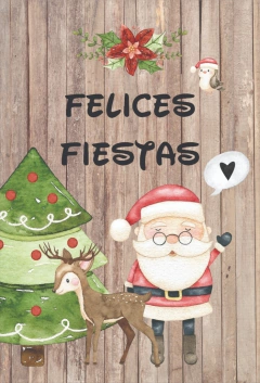 CARTEL PUERTA FELICES FIESTAS