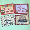 2X1 - CARTELES NAVIDAD AUTOADHESIVOS