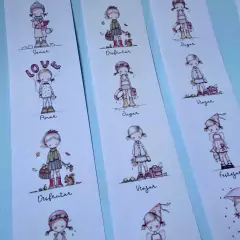 5 TIRAS MINI TAG DESEOS DE MUÑECAS en internet