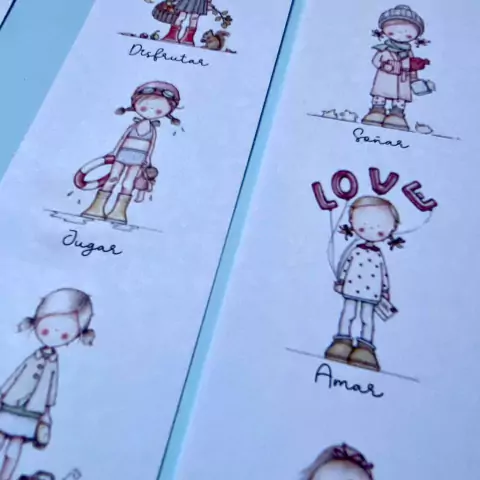 5 TIRAS MINI TAG DESEOS DE MUÑECAS