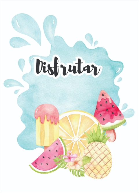Pack de 8 separadores A5 - Verano