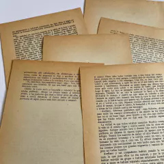 HOJAS DE LIBRO ANTIGUO. PACK X 10