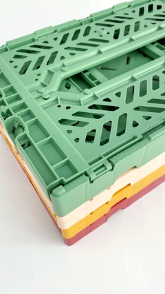 Caja Ay Kasa ALMOND GREEN - Ollie MiniDeco Online