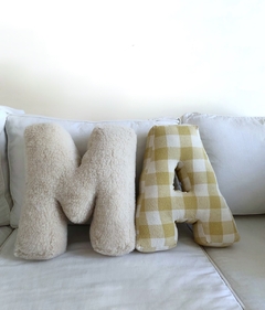 Almohadon LETRAS Picnic - tienda online