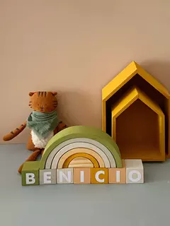 Combo arco iris + Bloques name ROMA