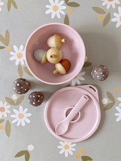 Bowl con tapa y cuchara - tienda online