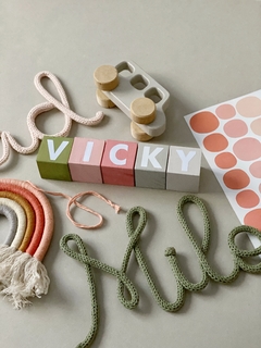 Bloques Name color PINK FOREST - comprar online