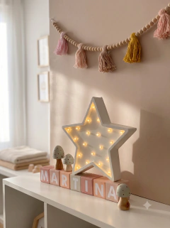 Estrella con Luces Led