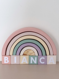 Combo arco iris + Bloques name REGINA