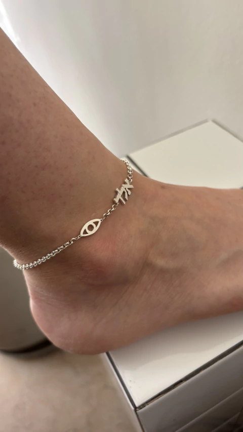 Tobillera Nombre + Dije