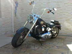 Flexível de Freio em Aeroquip Cromado (ABS) - Guidão 16" Pol. - Harley Davidson - Breakout na internet