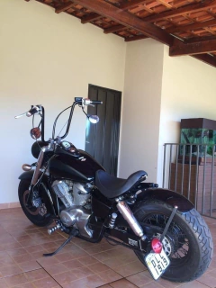Kit Guidão Seca Sovaco - 15" Pol. Altura - Tubo 1" Pol. - PRETO - Yamaha - Drag Star 650 - comprar online