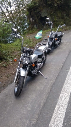 Kit Guidão Seca Sovaco - 16" Pol. Altura - Tubo 1" Pol. - CROMADO - Yamaha - Drag Star 650 - loja online