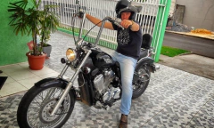 Imagem do Kit Guidão Seca Sovaco - 18" Pol. Altura - Tubo 1.1/4" Pol. - CROMADO - Honda - Shadow 600