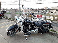 Kit Guidão e Cabos CROMADOS - Seca Sovaco - 14" Pol. Altura - Tubo 1" Pol. - Harley Davidson - Dyna (Sem ABS) na internet