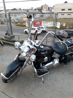 Kit Guidão e Cabos CROMADOS - Seca Sovaco - 18" Pol. Altura - Tubo 1" Pol. - Harley Davidson - Heritage (com ABS) - loja online