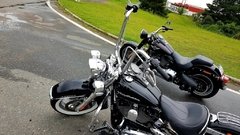 Guidão Seca Sovaco - 15" Pol. Altura - Tubo 1.1/4" Pol. - CROMADO - Harley Davidson - (Com Acelerador Eletrônico) - loja online