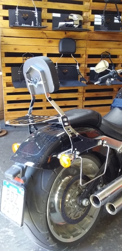 Suporte/Afastador de Alforge - PRETO - Harley Davidson - Fat Boy (2018+) - Ronco V2