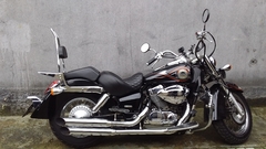 Imagem do Sissy Bar com Easy Rider - Fixo - CROMADO - Honda - Shadow 750 (2006-2010)