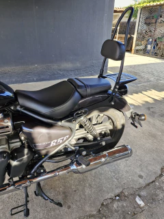 Sissy Bar com Easy Rider - Fixo - CROMADO - Royal Enfield - Super Meteor 650 - comprar online