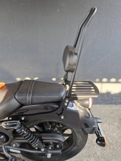 Sissy Bar com Easy Rider - Fixo - CROMADO - Royal Enfield - Super Meteor 650 - Ronco V2
