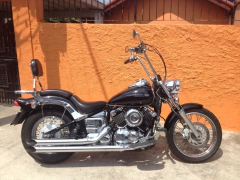 Kit Guidão Seca Sovaco - 12" Pol. Altura - Tubo 1" Pol. - CROMADO - Yamaha - Drag Star 650