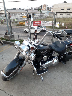 Imagem do Flexível de Freio em Aeroquip Cromado - Guidão 12" Pol. - Harley Davidson - Dyna (sem ABS)