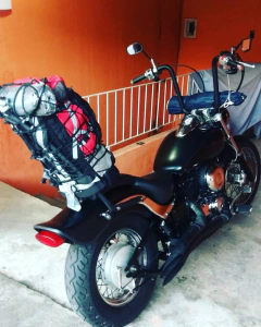 Kit Guidão Seca Sovaco - 14" Pol. Altura - Tubo 1.1/4" Pol. - PRETO - Yamaha - Drag Star - Ronco V2