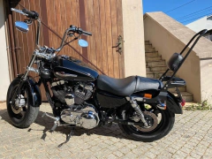Kit Guidão Seca Sovaco - 12" Pol. Altura - Tubo 1" Pol. - CROMADO - Harley Davidson - Sportster 883/1200/48/Roadster (com ABS) na internet
