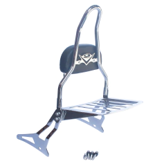 Sissy Bar com Easy Rider - Fixo - CROMADO - Suzuki - Boulevard M800R (2012-2016) - loja online