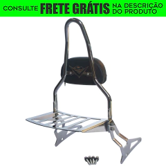 Sissy Bar com Easy Rider - Fixo - CROMADO - Suzuki - Boulevard M800R (2012-2016)