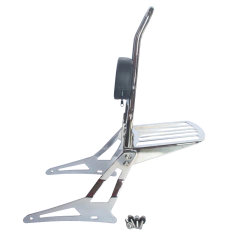 Sissy Bar com Easy Rider - Fixo - CROMADO - Suzuki - Boulevard M800R (2012-2016) - Ronco V2