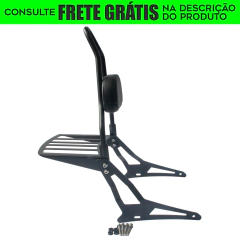 Sissy Bar com Easy Rider - Fixo - PRETO - Suzuki - Boulevard M800R (2012-2016)