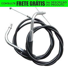 Cabos Acelerador (A) e (B) - Guidão 12" Pol. - Seca Sovaco - Harley Davidson - Breakout